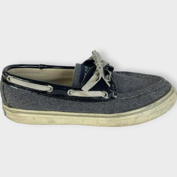 Sperry Top Sider Boat Shoes Slip On Gray Summer Preppy Spring Outdoor Size 5.5 M - Picture 2 of 11